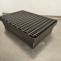Bac de récupération en PEHD 30L + grille
